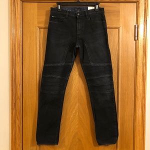 Belstaff | Jeans | Belstaff Eastham Slim Fit Coated Moto Jeans Sz 28 |  Poshmark